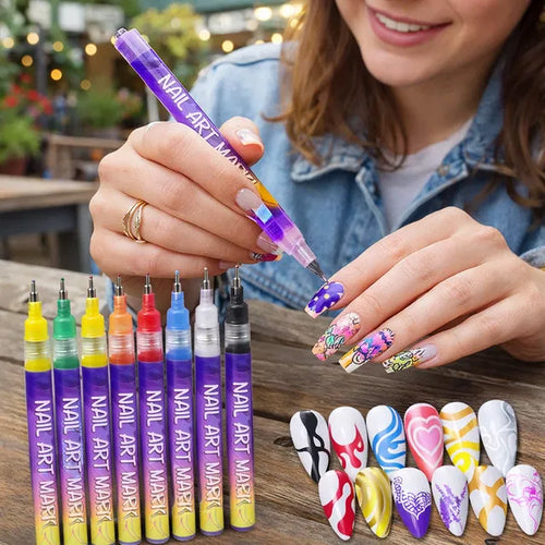 Colorful Nail Art Markers