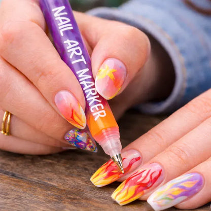 Colorful Nail Art Markers